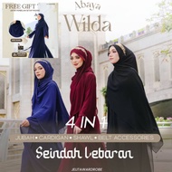 NEW💥 Abaya Wilda Jubah Muslimah 4in1 with Cardigan by Jelita Wardrobe