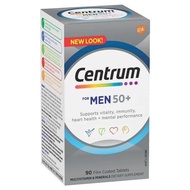 Centrum for Men50+ 90 tablets เซ็นทรัม วิตามินรวม สำหรับผู้ชายอายุ 50 ปีขึ้นไป 90 เม็ด