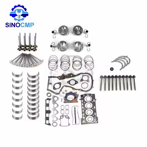 EA111 Engine Pistons Overhaul Rebuild Kit & Valves For 1.4TSL VW Golf Audi Passat Skoda CAV CTH CNW 