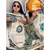 Million Girls Blanket Birthday Gift Graduation Funny Dollar Boy Brother Boyfriend Practical Abstract