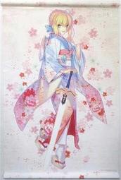 【百花屋】畫集特典 武內崇 Fate ART WORKS Return to AVALON 和服SABER B2掛軸
