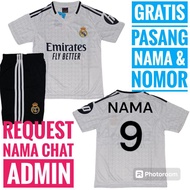 Real-madrid Football JERSEY Suit/Brazilian Ball JERSEY Suit/