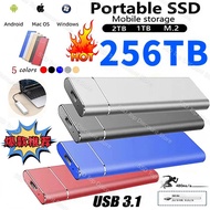2023SSD External 500GB 1TB 8tb 16tb Mobile Solid State Flash Drive Portable USB Mini Slim High Speed Transfer Flash Memory Device