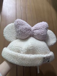 香港迪士尼米奇耳仔蝴蝶結 帽子 東迪同款Disney Minnie Mouse Fleece Hat