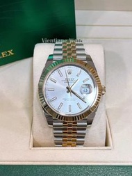 👑[現貨]🔥🔥Rolex Datejust 勞力士日誌系列 126333 白面條刻 表徑41mm 自動機械 净表 rolex submariner/rolex daytona/rolex gmt/ro