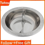 Tutoushop Extra Thick Fondue Pot Divided Hot For Home