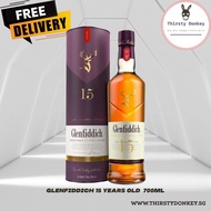 Glenfiddich 15 Years Old Single Malt Scotch Whisky 700ml