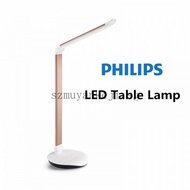 100% Original Philips LED Table Lamp Silver Gold  cool white light 72007 Desk lamp study desk lamp student children reading lamp dormitory lamp