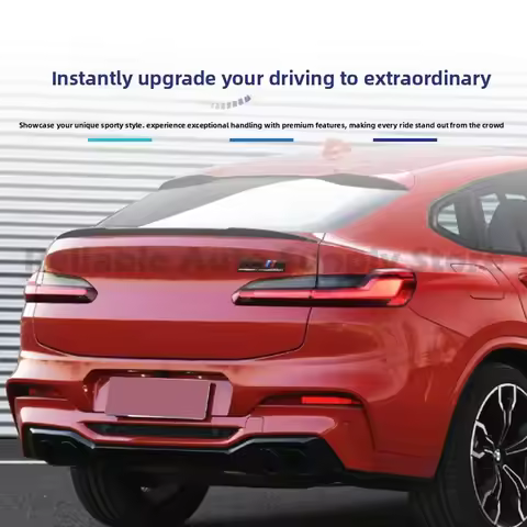 For BMW X4 G02 X4 M 2018+ Rear Spoiler Wing Trim Upgrade Stylish Durable High Quality Automotive Mod