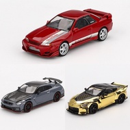 Mini gt nissan skyline gtr r32 veilside combat c-i gem red m gtr nismo r35 2024 stealth grey z veils