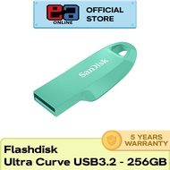 Sandisk CZ550 Ultra Curve USB 3.2 Flashdisk - 256GB - Mint Green