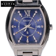 精工 SSVW111 1B22 LUKIA 2017 聖誕節限量版腕錶，施華洛世奇錶盤，太陽能電波校時功能 [二手]