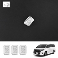 For Toyota Alphard 40 Series 2023+ Stainless Steel Car Styling Roof Speaker Cover Interior Accessories