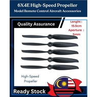 Ready Stock 10pcs/lot 6040 6x4 6x4E Propellers nylon Prop High  Speed Brushless Motor for RC Airplan