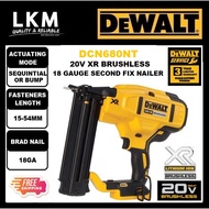 Dewalt DCN680NT-XJ 18/20V Brushless Cordless Brad Finish Nailer, 18GA ( Bare Unit )