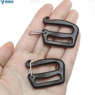 YVE 5/10pcs G Hook, Adjustable Black Webbing Buckles, Durable Quick Release 26/38mm Strap Buckle for