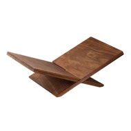 [jwerlyday]Wooden Book Stand Large Open Display Holder Coffee Table Stand Wood Easel for Magazine Ar