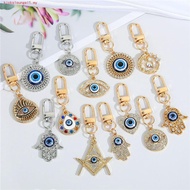 KICKSLOUNGEL Evil Eye Keychain Lucky Cartoon Bag Pendant  Gift Car Keyring Key Accessories Evil Eye 