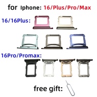 1Pcs SIM Card tray For 16 16Pro 16Plus 16ProMax Card slot drawer Holder drawer chip card tray Sim Ca