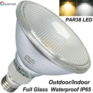 KEEP Classic Glass E27 led light bulbs 18W PAR38 indoor/outdoor Spotlight Waterproof IP65 Cold ligh