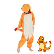 WGB Pokemon Cosplay Charmander Kids Onesies Gengar Kigurumi Full Body Sleepwear Bulbasaur Whole Pija