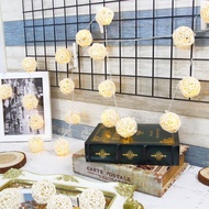 創意燈飾 籐球燈串 插座款 靄靄白雪 長度3M LED氣氛燈 聖誕節