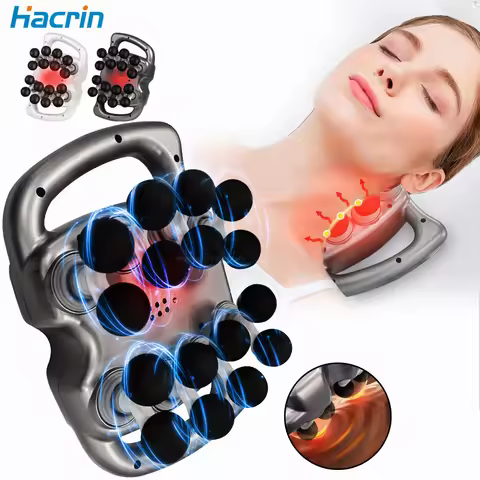 Fascia Gun High Frequency Body Massage Gun 16 Heads Neck Waist Muscle Relaxation Vibrating Gun Shoul