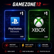 PSN USD $1 Digital Code | Xbox USD $1 Gift Card | Instant Auto Delivery | Game Credit