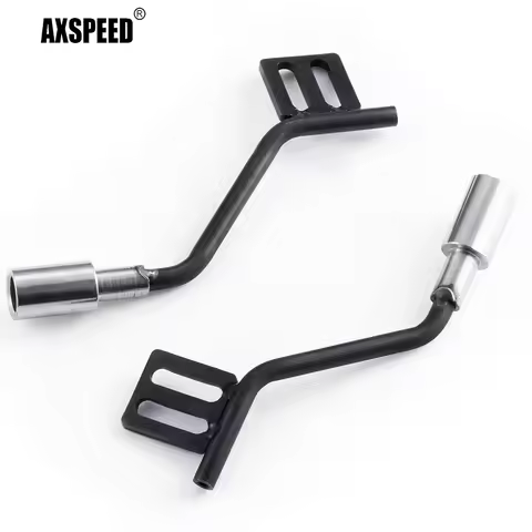 AXSPEED Metal RC Car Simulation Decoration Exhaust Pipe Gas Vent for 1/10 Axial SCX10 II 90046 TRX4 