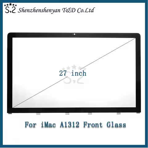 New A1312 LCD Glass for iMac 27" A1312 Display Glass Screen Front Glass Cover Lens Panel 2009 2010 2