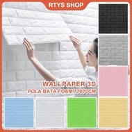 Brick Wallpaper 77x70cm Wallpaper Wall Wallpaper Foam Sheet Wallpaper