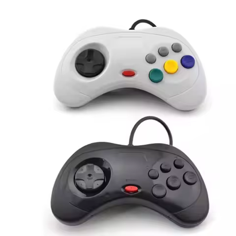 USB Wired Gamepad Joystick Joypad for Saturn System for Sega Saturn Classic Controller