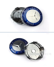 60mm/2.3Inch BLUE Wheel Center Hub Caps Mercedes Benz Fit for Mercedes Benz z E200 E300 E260 W205 W212 W166 W176 W246 B180 S212 X166All Models with 4PCS