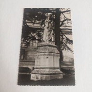 早期 老照片 明信片實寄封 法國昂古莱姆（Angoulême）市市政廳花園（Jardin de l'hôtel de ville）內的瑪格麗特·德·瓦盧瓦（Marguerite de Valois）雕
