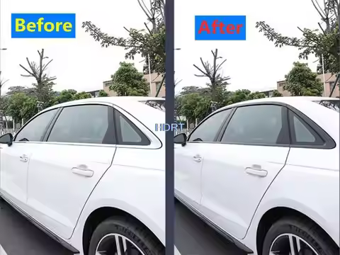 Car Exterior Black Window Trim Strip Glass Molding Sticker For Audi A3 S3 A5 S5 A7 S7 A4 RS4 A6 RS6 