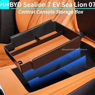 Car Central Console Storage Box for BYD Sealion 7 EV Sea Lion 07 Interior Accessories 2024 2025 2026