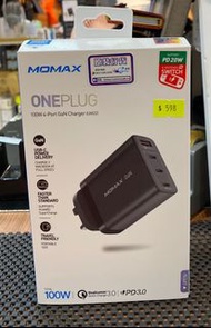 Momax ONE Plug GaN 100W 四輸出快速充電器 UM22