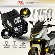 Universal Motorcycle L150 80W Wireless LED Light [Max 7 Modes] | Spotlight | Headlight | Fog Lamp