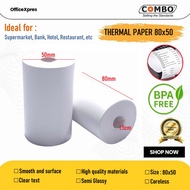 Thermal Paper 80x50B / Kertas Thermal Roll 80 x 50 / Kertas Struk Roll / Kertas Roll / Paper Roll /