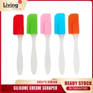 Silicone Cream Scraper Butter Cake Spatula Stir Batter Scraper Baking Tool Silicone Spatula For Cooking Dough Scrape