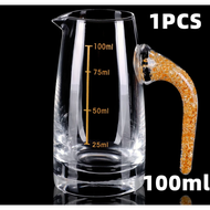 ◐ABSOLUTE◐ Crystal Liquor Spirits Shot Glasses Gift Box Gold Mountain Thick Bottom Wine Glasses Whis