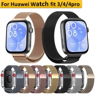 Milanese Watch Strap For Huawei watch fit 3 Strap Stainless Steel Huawei watch Fit 4 Strap Metal Hua