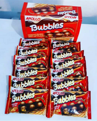 Apollo Bubbles Chocolate Wafer 32g X 24 Packs HALAL (LOCAL READY STOCKS)