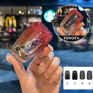 เคสกุญแจรถ toyota ปลอกกุญแจ camry corolla cross altis chr prius rav4 prado ปลอกกุญแจรถ toyota cross 