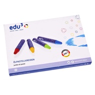 Germany edu3 Yideyou hexagonal thick oil pastels in 12 24 and 48 colors plus 6 additional