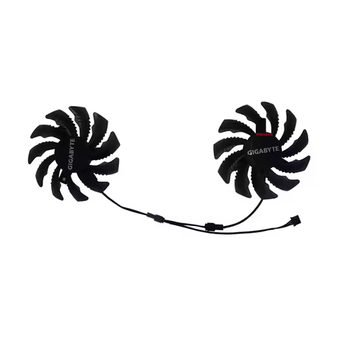 2Pcs/Set 3pin PLD08010S12H,GPU Cooler,Graphics Video Cards Fan,For Gigabyte GeForce GTX 960 GV-N960O