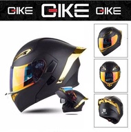 QIKE MP01 Flip up Helmet Modular Motorcycle Helmet Double Lens Built-in Sun Visor Racing Full Face Helmet