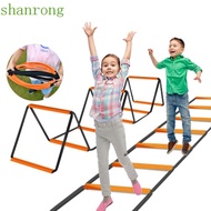 SHANRONG Agile Ladder, Orange Instant Set-up Soccer Speed Ladder, Flexibility Foldable Multifunction