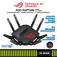 ASUS ROG Rapture GT-BE98 Quad-band WiFi 7 Gaming Router - Up to 25 Gbps Speed - AiMesh Supported (3Y
