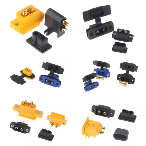 1PC Quick Charge Mountable Plug XT60E XT90E EC5E EC8E With Cover High Current XT90 Connector